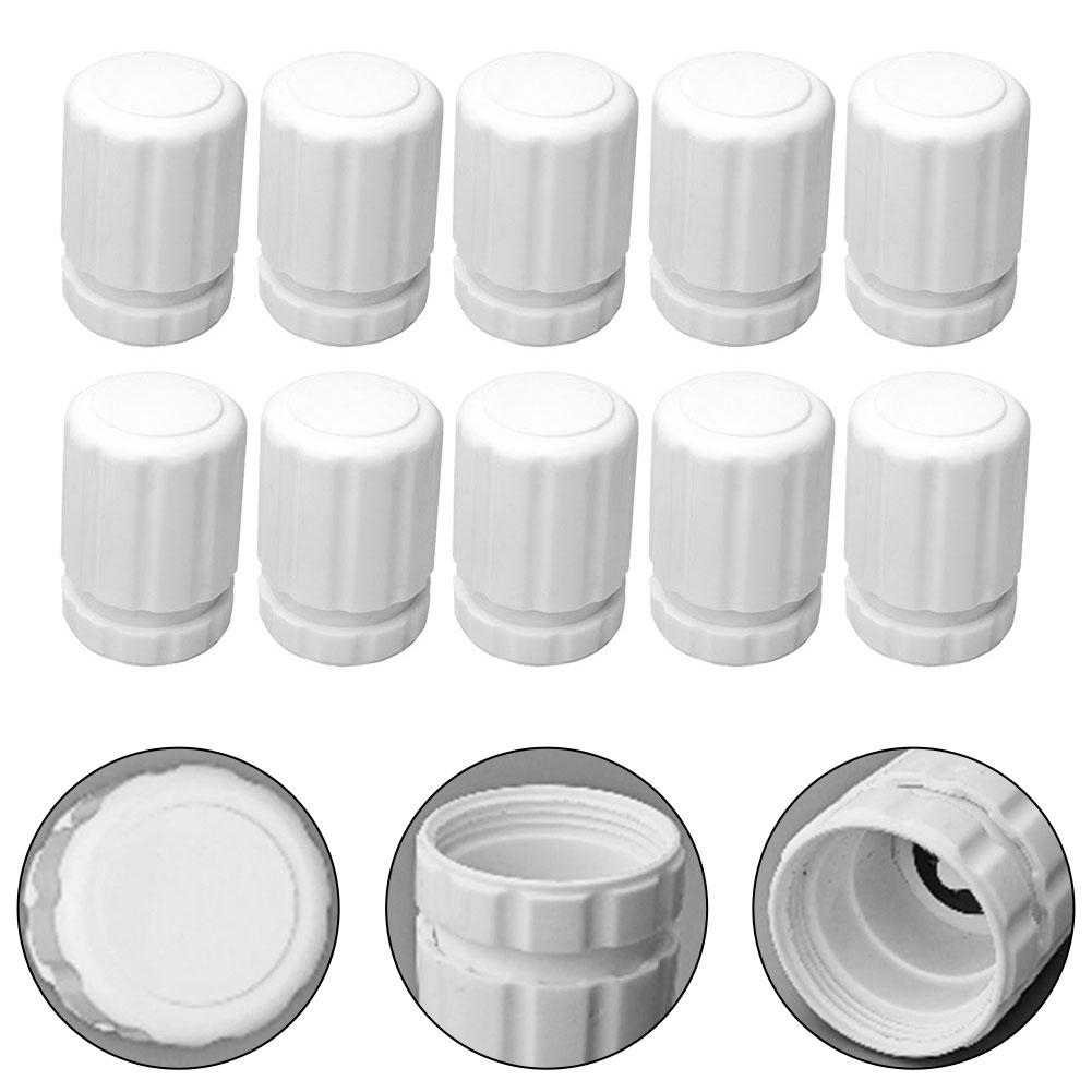 10 White Hand Wheel Switches for Manual Temperature Control in Heating