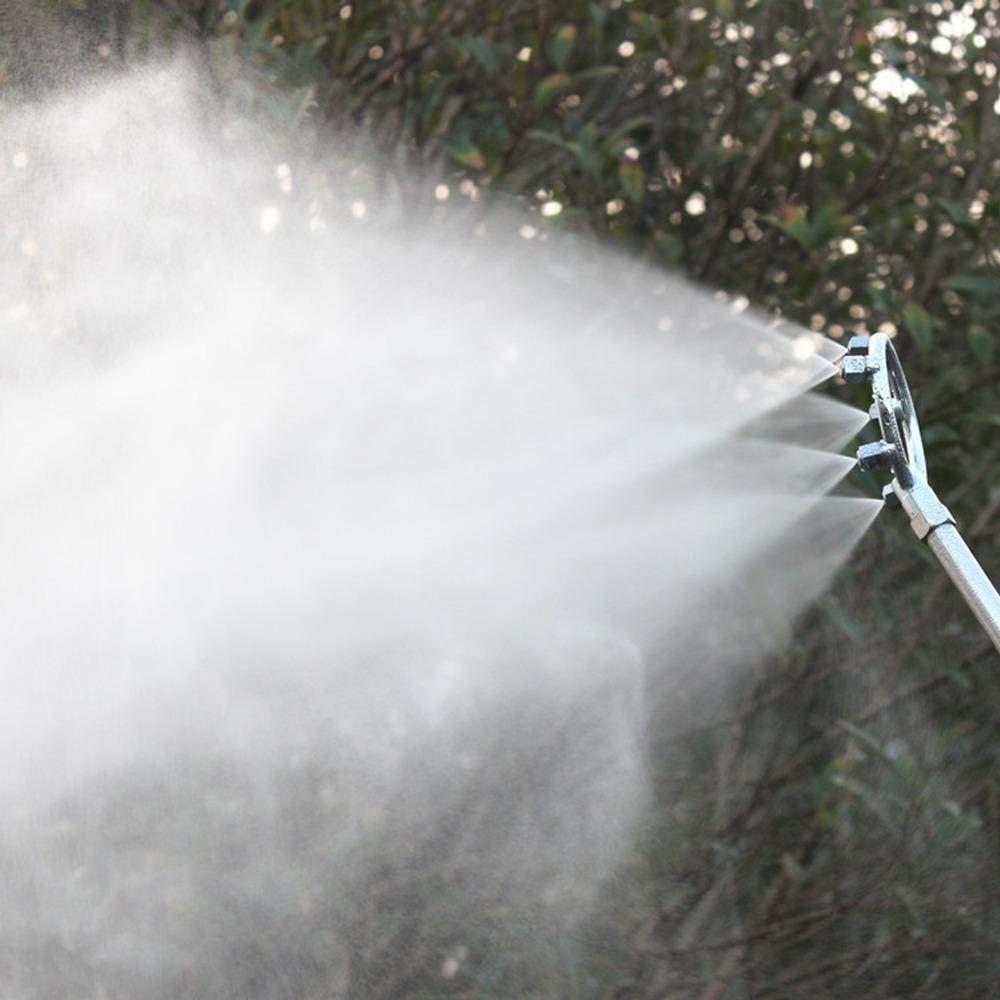 G1/4 Female Misting Nozzle Stainless Steel Round Sprinkler Nozzle Silver 5 Head Garden Sprinkler Nozzle Garden Irrigation