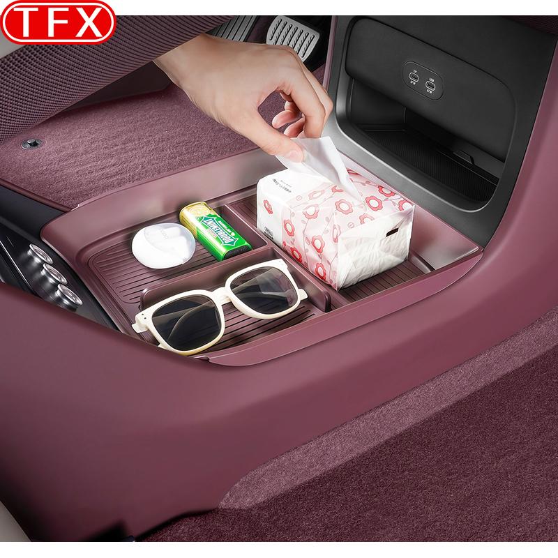 For Xiaomi YU7 2025 2026 Car Central Control Lower Storage Box Mounted Multi-functional Storage Box Modification Accessories