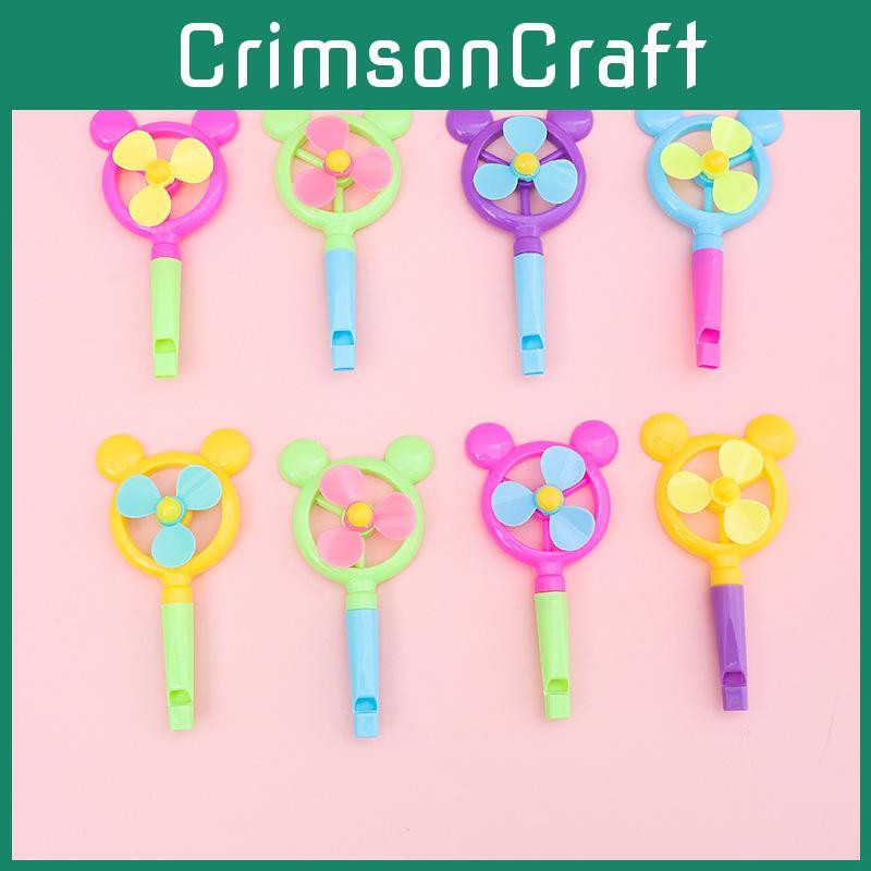 Windmill Toy Whistle With Split And Head For Kids Gift And Fun Playtime