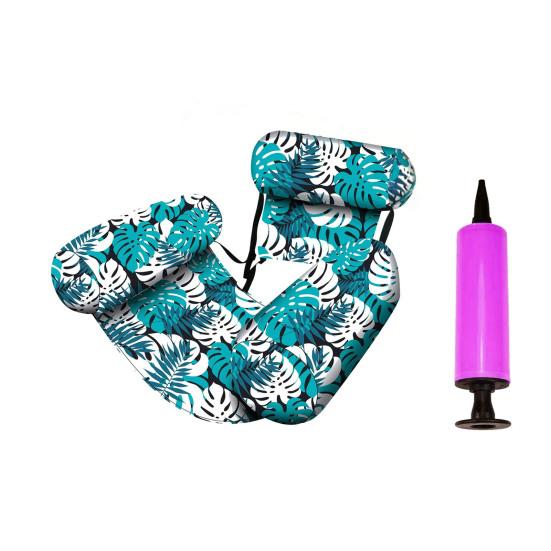 Inflatable Pool Floats for Adult, Thicken PVC Floating Lounge Chair, Blow Up Pool Noodles for Swimming Pool, Lake, Beach Summer Party A