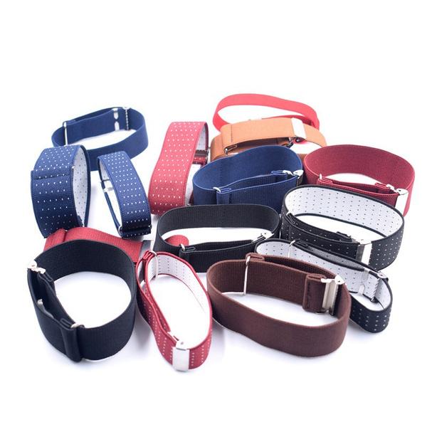 1 Pair Groom Accessories Elastic Armband Sleeve Holder Men Shirt Wedding Adjustable Elegance Unisex
