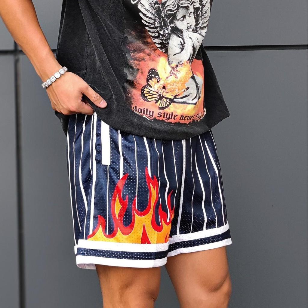 Men's Summer Trendy Quick-Dry Mesh Basketball Shorts
