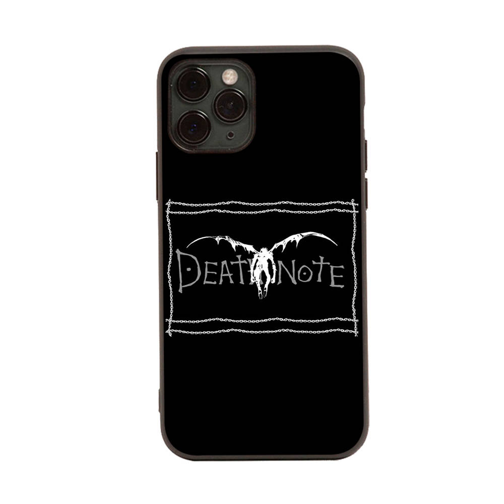 Hülle für Samsung A04 A14 A23 A34 A54 M23 M33 M52 M53 Realme 10 9 C30S C35 C55 VIVO Y02S Y21 Y51 X80 Pro Transparente Hülle WI87 Death Note Anime