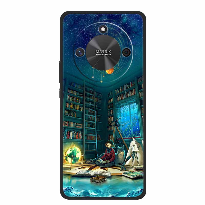 Phone Case For Honor X60 5G Back Cover Case HonorX60 Black Silicone Soft Funda For Honor X9c Smart Case HonorX9c Smart Coque Bag