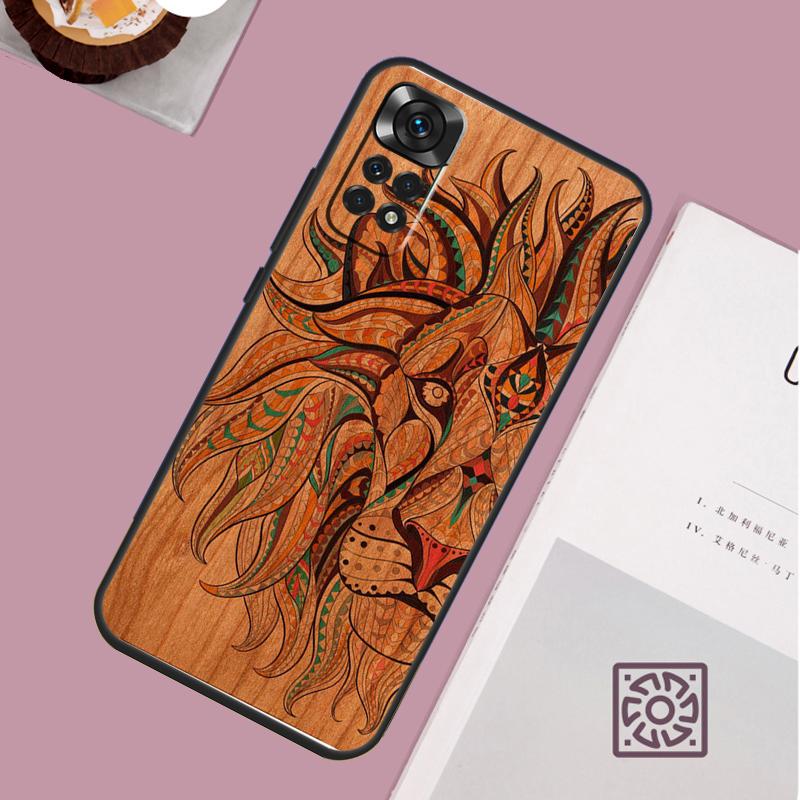 Wood Pattern Case For Redmi Note 12 10 9 8 11 13 Pro 9S 10S 11S 12S Phone Cover For Redmi 12C 9C 10C 13C