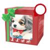 Electric Pet Robot Dog Realistic Fluffy Puppy Robot Interactive Toy Dog Walking Barking Tail Wagging Dog For Kids Adults Gift