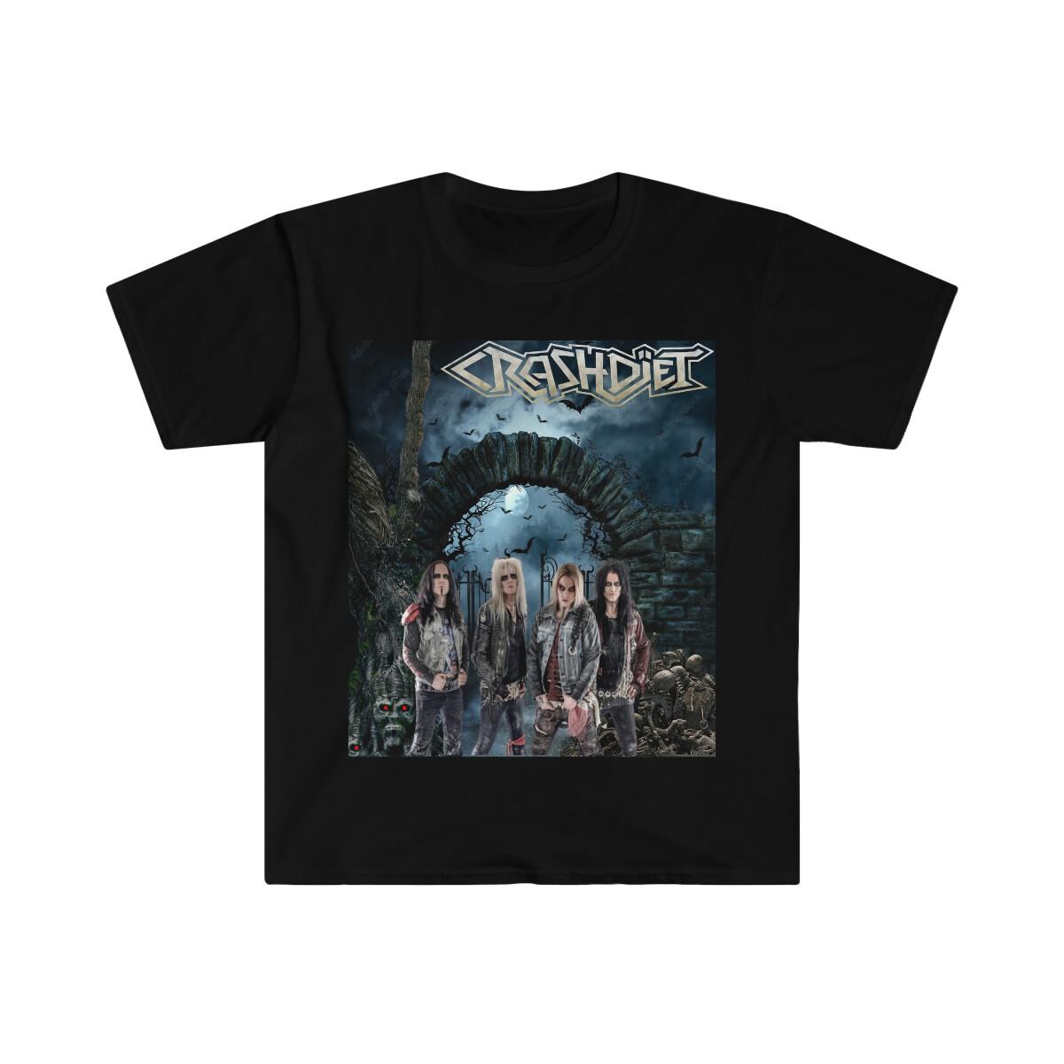 Soft Cotton T-Shirt Mens Womens Tees Top. Crashdiet M