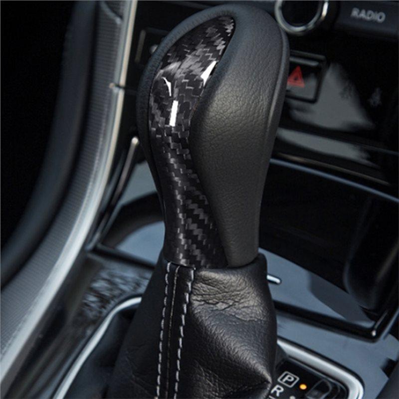 Car Gear Shift Knob Cover For Infiniti Q50 2013-2017 Carbon Fiber Trim Sticker Gear Shift Head
