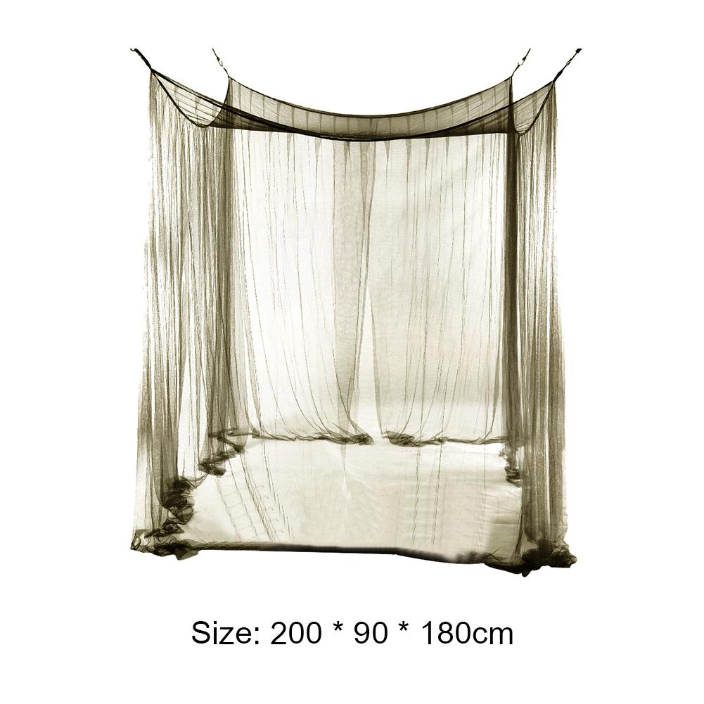 200cm Outdoor Camping Mosquito Net Lightweight Huge Hammock Bug Tarp Repellent Breathable Mesh Tent Insect Canopy Bed Curtain