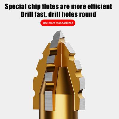 Upgraded Four-Edged Sawtooth Drill Bit For Tile Drilling And Concrete Special Electric Drill Ultra-High Hardness Drill Bit
