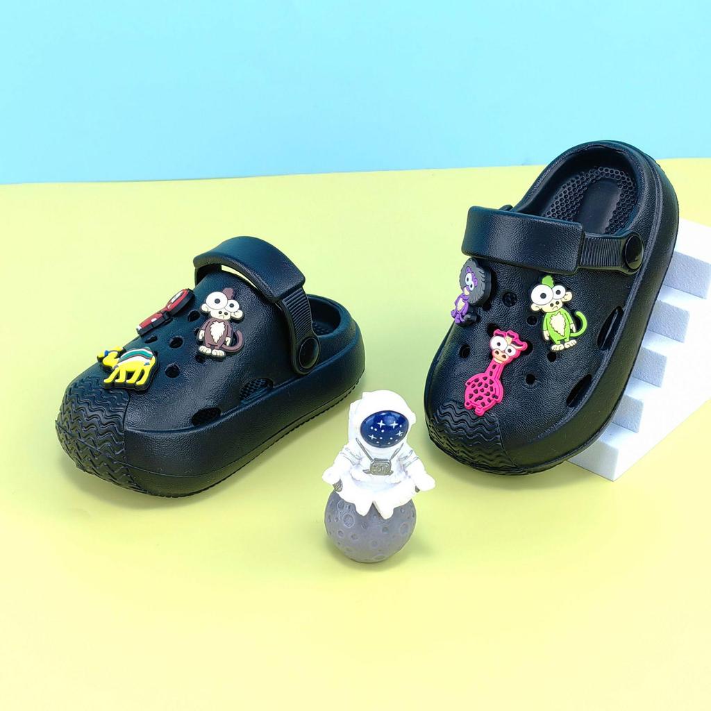 Kids' Cartoon Clog Sandals: Summer Beach & Indoor, Cute for Boys & Girls