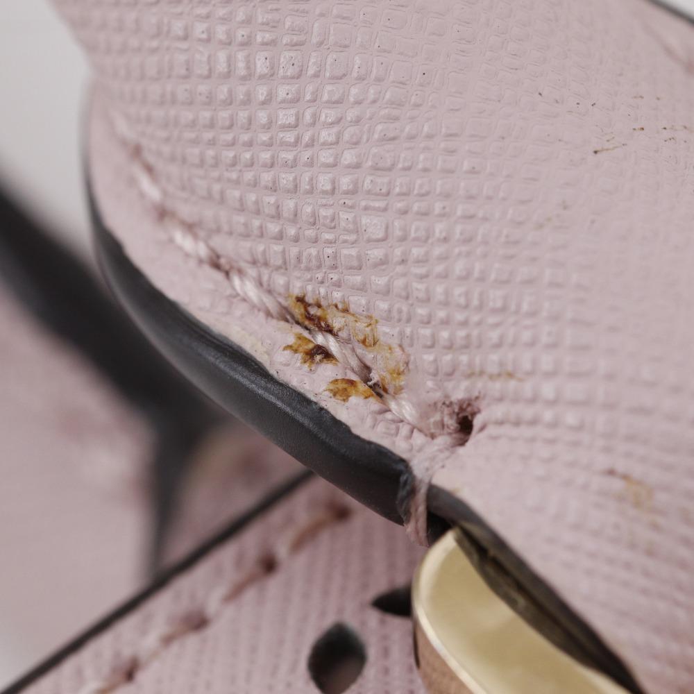 Michael Kors Selma Handbag 2WAYShoulder punching pink leather Women Used