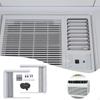 Window Side Panels Cordion Filler, Windproof Easy To Install Insulated Panel Adjustable for