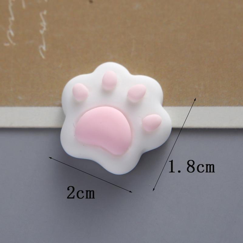 

Аксессуары из кремовой смолы «Коготь мультяшного кота» для чехлов для телефонов, аксессуаров для волос и канцелярских принадлежностей своими руками Numb claws