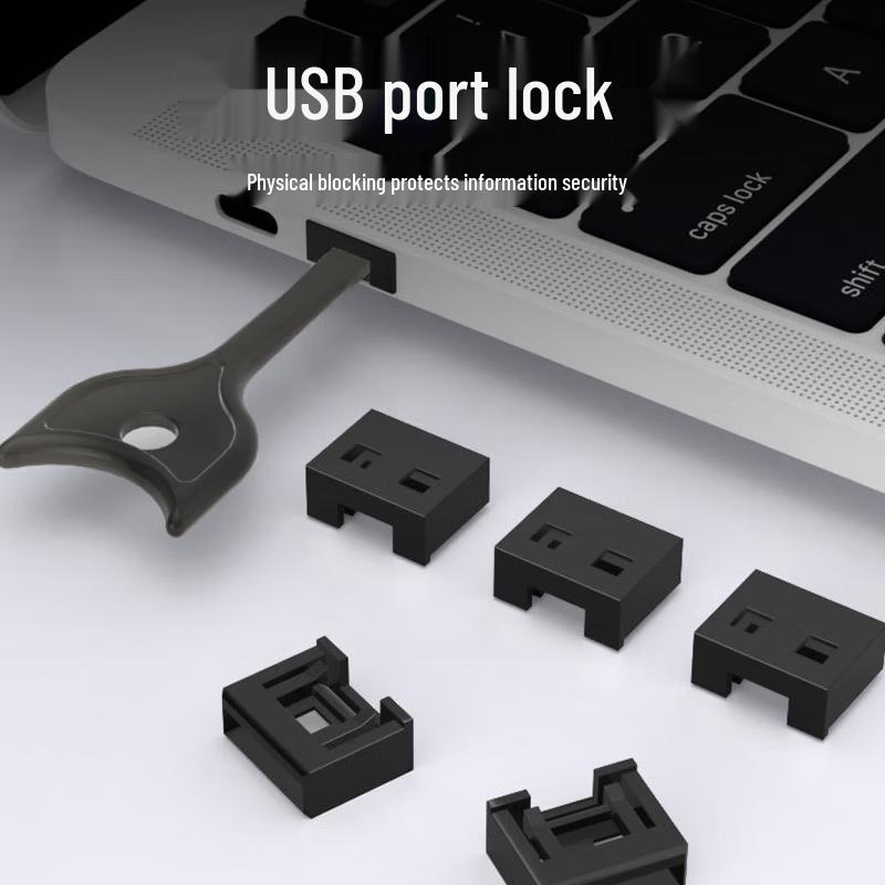 Aonu Removable USB Port Security Blocker (10 Pack)