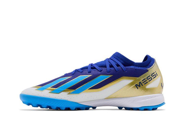 adidas Crazyfast Messi League Turf Lucid Blue Blue Burst Cloud White