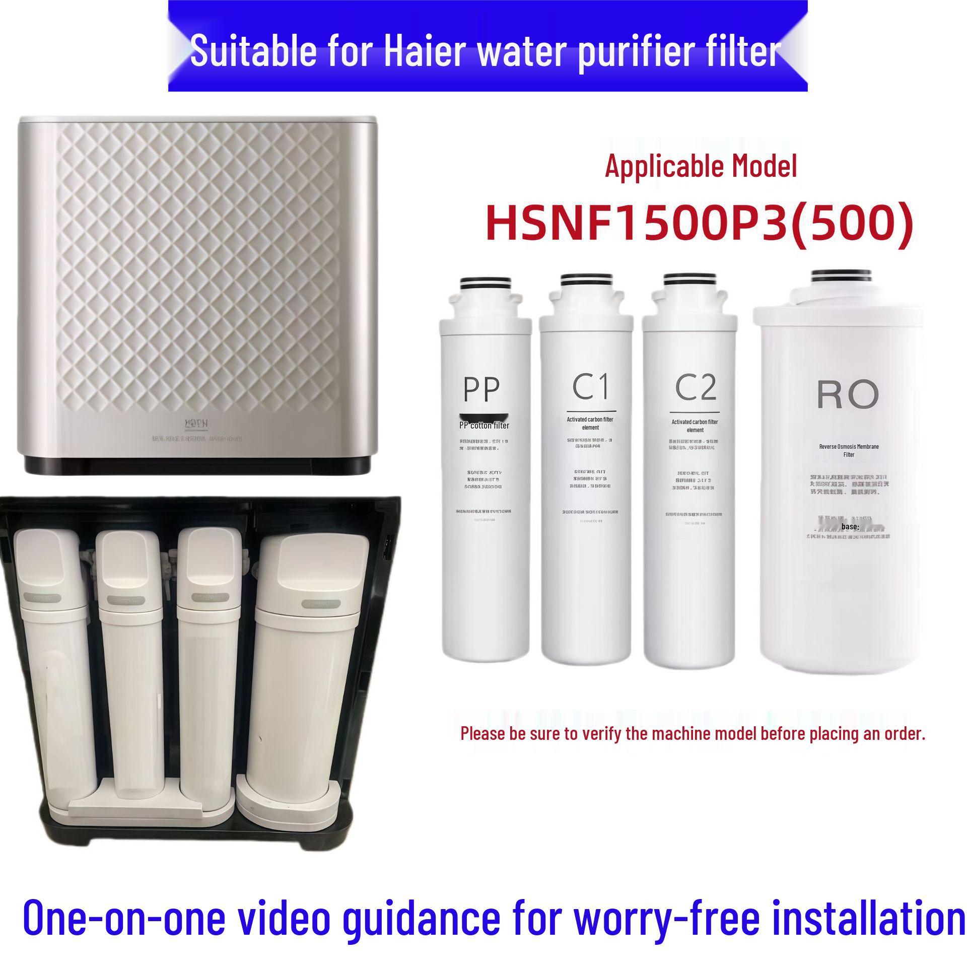 Haier Strauss Water Purifier Compatible Filter Cartridge for Model HSNF-1500P3(500)