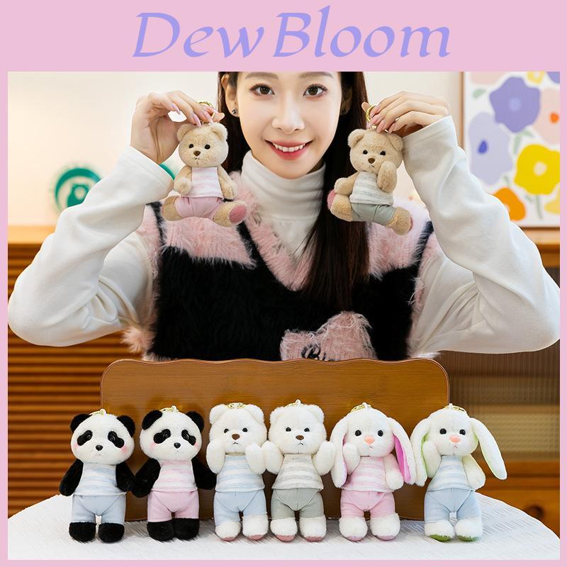 Cute Plush Teddy Bear Keychain With Pp Cotton Filling For Gift Bags And Novelty Decor