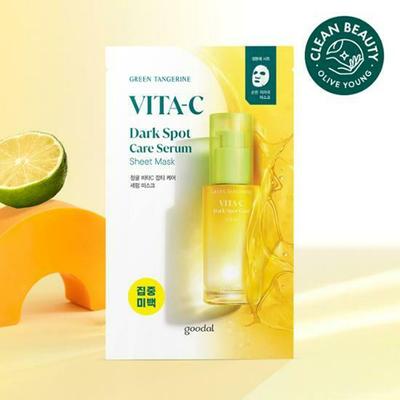 Green Tangerine Vita-C Dark Spot Care Serum Mask Sheet 1ea