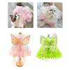 Pet Princess Gown for Cats and Small Dog Easy To Wear Butterfly Designs Cats Dress for Pet Birthdays and Photoshoots