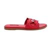 Leichte Glänzende Flache Sommersandalen für Damen