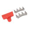 2Pcs Sheep Shears Replacement Blade 4 Teeth Precise Cutting Efficient Stainless Steel Wool Clipper Blade for Alpacas