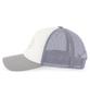 Eondeokeonteulol Summer Mesh Sunblock Logo Color Block Ball Cap Unisex Baseball Cap Uc Circle / Mesh Trucker B B / P Grey