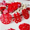Double Happiness Mini Happiness Love Stickers Chinese Style Wedding Happiness Confetti  New year