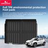Smabee Left Drive for Toyota Yaris Cross 2022 -2026 TPE Car Floor Mats Trunk Pad Backrest Liner Interior Accessories Black
