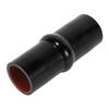 X AUTOHAUX 1pcs 45mm/1.77" 152mm/5.98" Length Black Red Car Silicone Hose Hump Hose Hose Universal