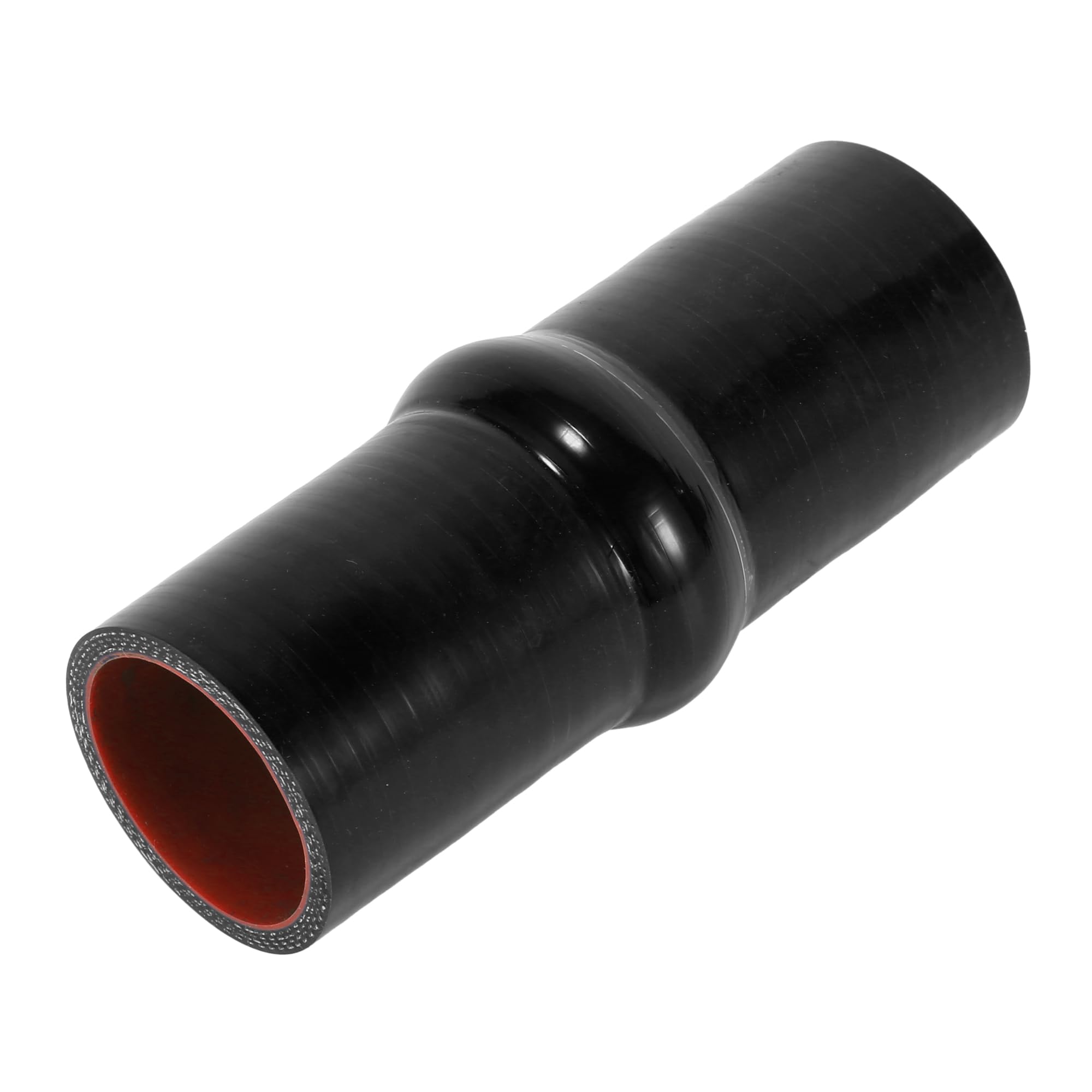 

X AUTOHAUX 1 шт. 45 мм/1,77 152 мм/5,98 Длина Черный Красный Автомобильный Силиконовый Патрубок Патрубок с Выступом Патрубок Универсальный Inner diameter 45mm чёрный