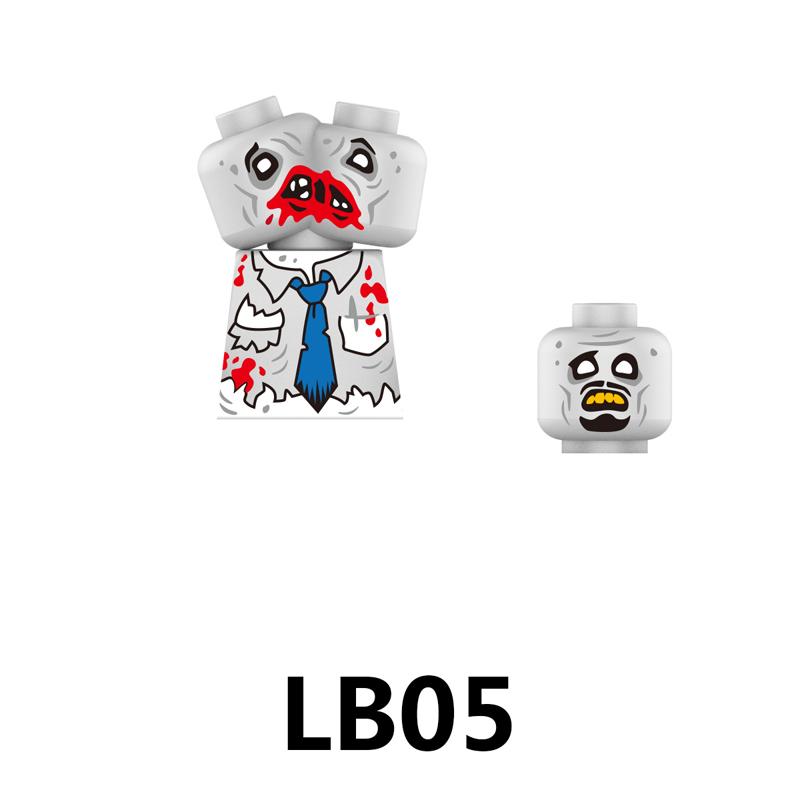 

Хоррор Хэллоуин Военный Ходячие мертвецы Солдат Фигурки Экшн Конструктор Армия Пехота Шлем Оружие Кирпичики Детская Игрушка Подарок