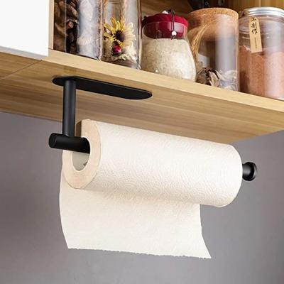 Kitchen Tissue Holder Save Space Home Accessories No Punching Wall Mounted Required Bathroom Roll Paper Holder Toilet Towel Rack
