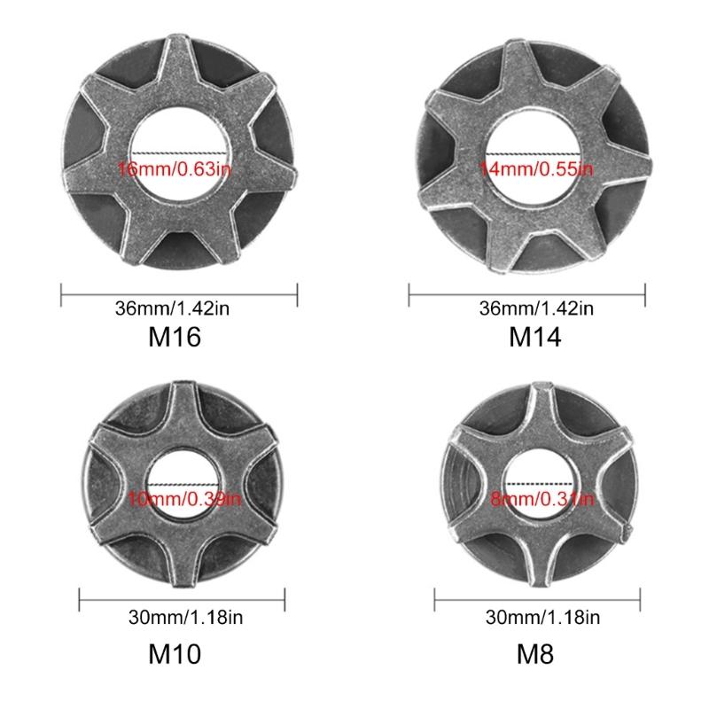 Chain Saw Gear Angle Grinder Conversion for Head M10/M14/M16 Chainsaw Replacement Heavy Duty Drill Chuck for Chainsaw Br