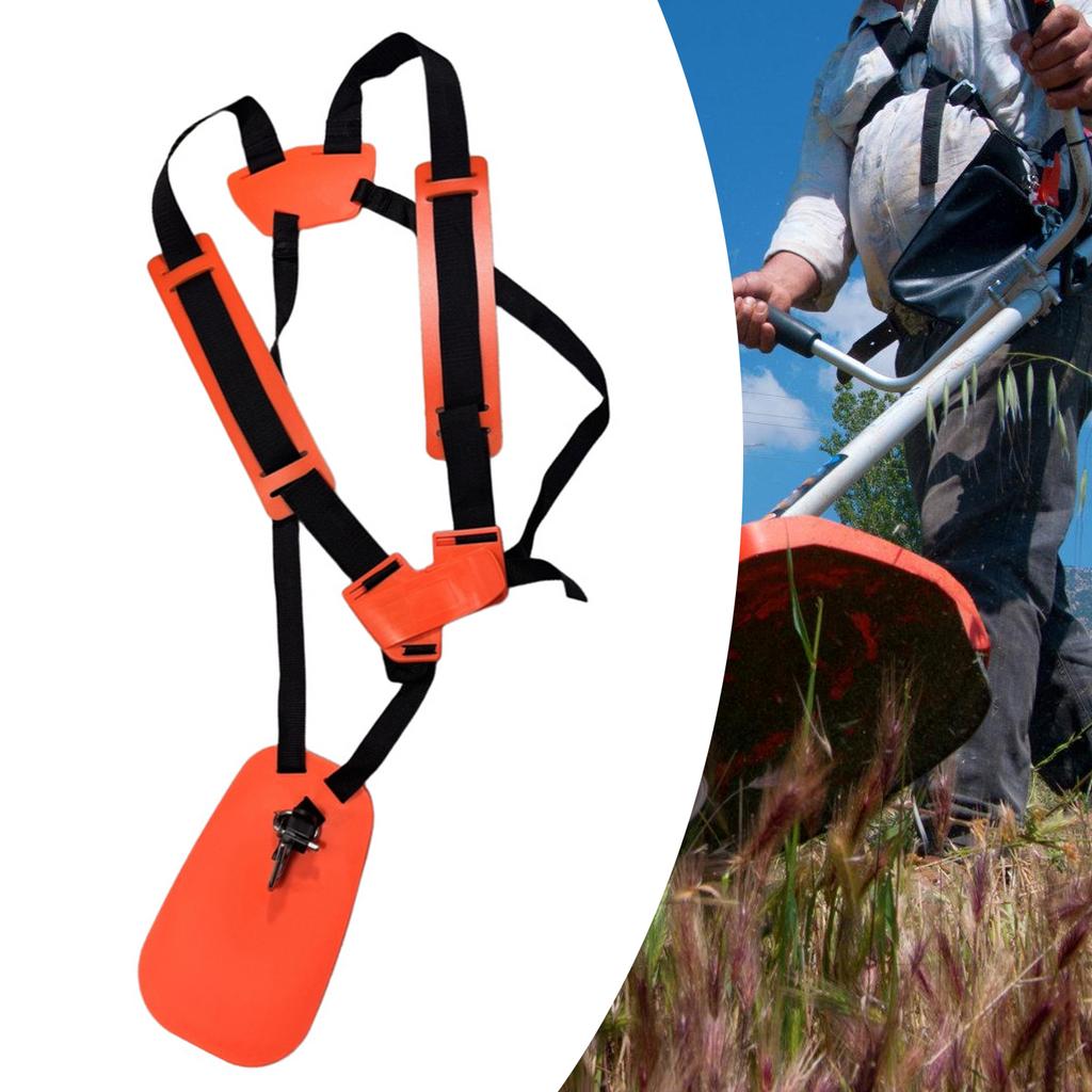 Professional Grades Adjustable Back Support Strap Brush Cutter Harness For Grass Cutters Extended Durability Design