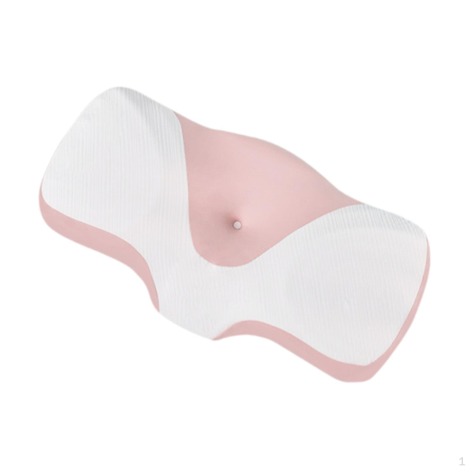

Cervical Neck Pillow Support Breathable Bedroom Hotel Men Women for Various Sleeping рожевий