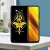 Custodia Per Xiaomi Mi Poco X3 NFC M3 Pro F3 GT M4 F1 12 11 Litre 12X Note 10 9T Nera Morbida Cover per Telefono Anime Saint Seiya Logo