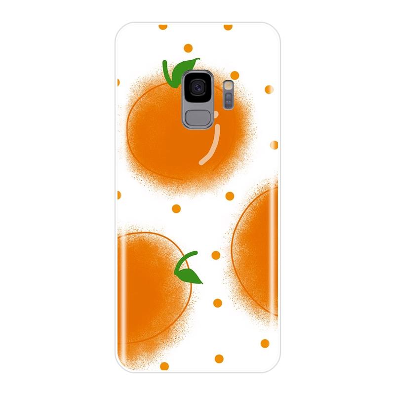 Etui na telefon Cytryna Pomarańcza Silikonowe Dla Samsung Galaxy Note 4 5 8 9 Miękkie Tylne Pokrowce Dla Samsung Galaxy S5 S6 S7 Edge S8 S9 Plus