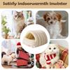 Dog Beds Removable Winter Nest Kennel Cat Bed Cave For Puppy Kitten Animal Indoor Living Room Bedroom Balcony Apartment