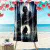 Name Custom Moonknight Print Beach Towel, Large Soft Quick Dry Towel for Beach Camping Swimming