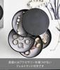 Yamazaki Accessory Tray 4 Tier Black W10 x D10 x H10cm Tower with Lid Accessory Case Accessory Storage 4069 Approx.