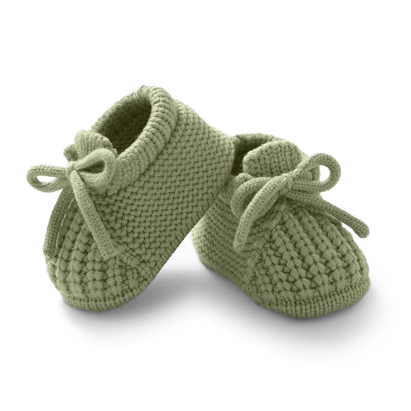 

Baby Shoes Knitted Newborn Bed Footwear 0-18M Warm Clothing Accessories Infant Boys Girls First Boots Fashion Solid Toddler Kid 12-18M