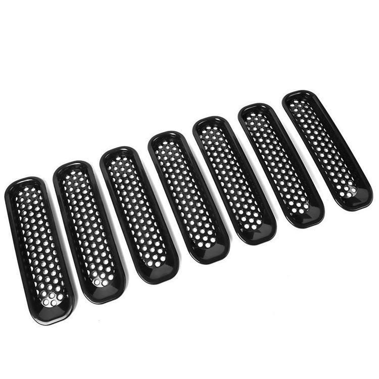 Carbon Fiber Front Clip-on Ring for 07-17 Jeep JK Wrangler Grille