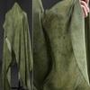 50/100x145cm Retro Wizard of Oz Green Grass Dyed Sky Silk Dark Texture Fried Color Shirt Cardigan Culottes Designer Fabric