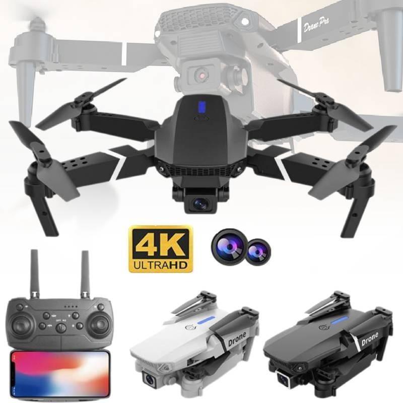 E88 Pro 4k Dual-Kamera Faltbare Drohne Fernbedienung Quadcopter Mit Handheld-Geschenkbox