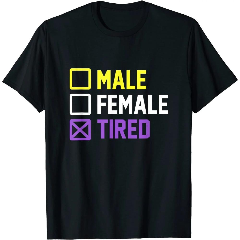 

Funny Pride Nonbinary Flag Non Binary Unisex T-Shirt S чёрный