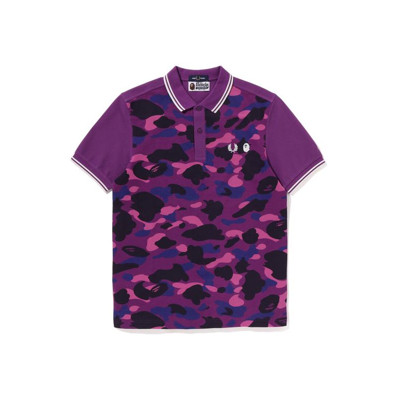 Bape X Fred Perry Color Camo