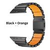 Titanium Fluoroelastomer Rubber Strap For Apple Watch Series 11 Band 46mm Magnetic Belt For Iwatch Ultra3 49mm 10 9 8 7 45mm 6 5 4 Se 44mm 42mm