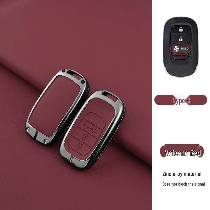 Stylish Metal Car Key Case for XRV, Fit, Vezel, URV, Fengfan, Xiangyu - Personalized Luxury Remote Shell Cover